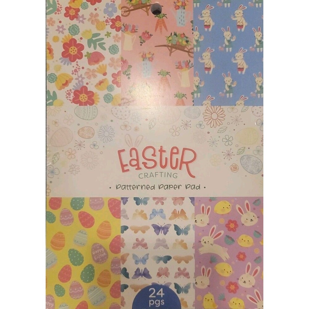 Easter, 24 Sheets, 6 x 8 in Printed Cardstock Acid Free